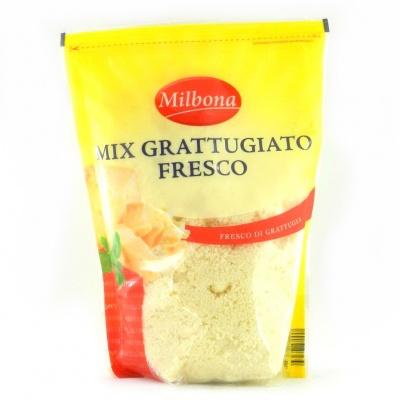 Сир твердий Milbona mix grattugiato fresco 500г