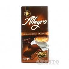 Шоколад Allegro десертний 45% какао 100г