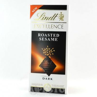 Шоколад Lindt excellence чорний з сезамом 100 г